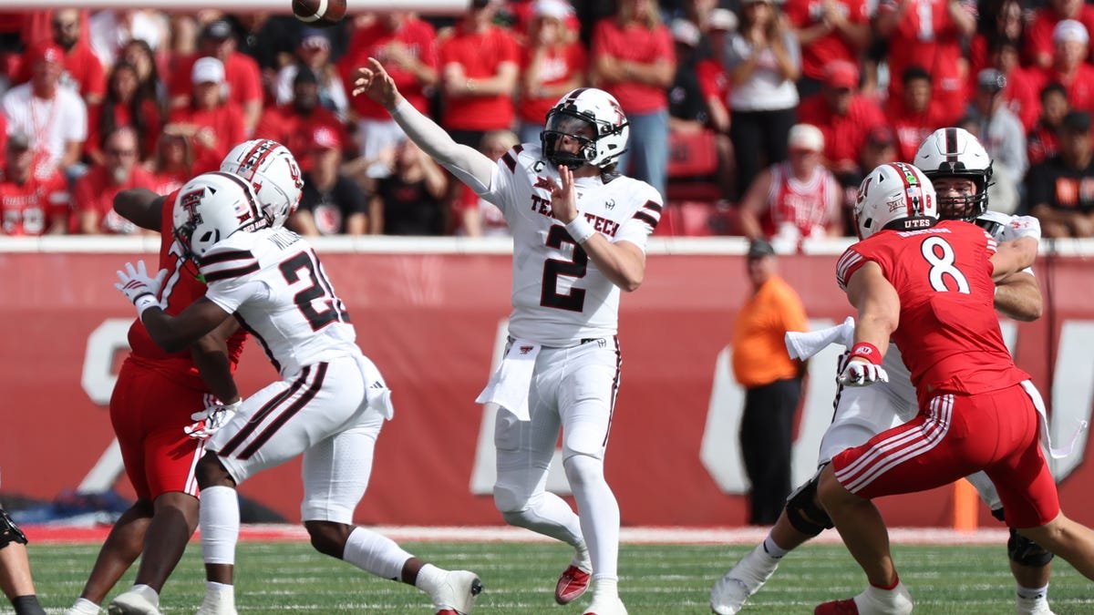 Texas Tech QB out for remainder of game vs Utah