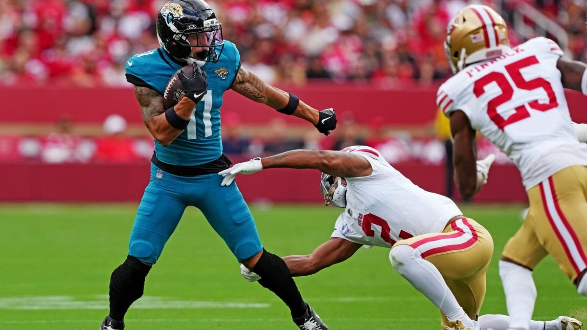 Watch Parker Washington’s long punt return touchdown for Jaguars