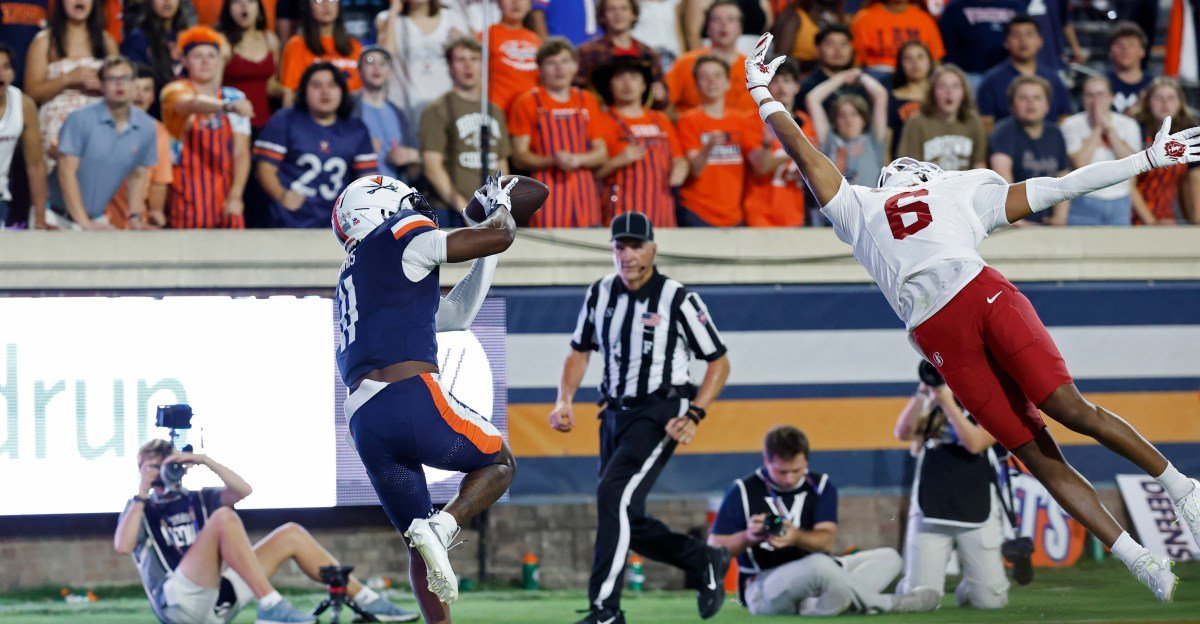 How Trell Harris’s huge first quarter propelled UVA football over Stanford