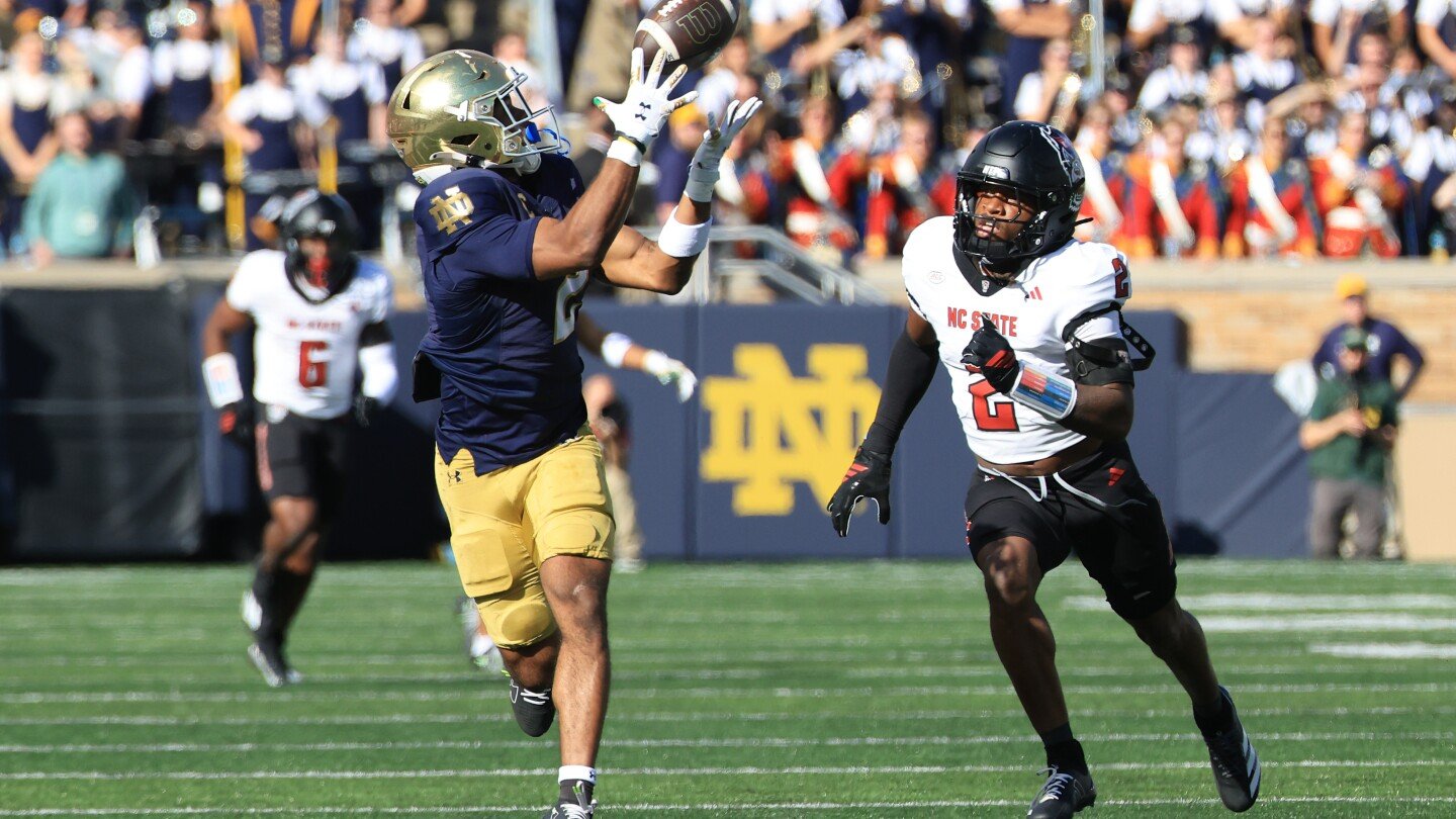No. 16 Notre Dame pulls away from NC State in second half for fourth consecutive win