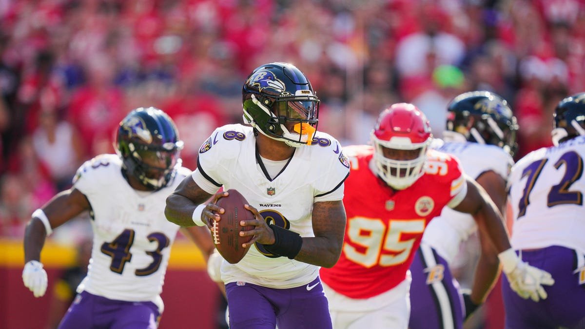 Lamar Jackson sits out practice ahead of the Week 6 matchup vs. Rams