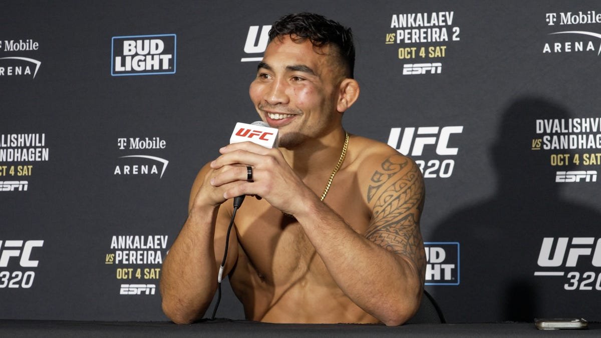 Punahele Soriano not thrilled with UFC 320 win