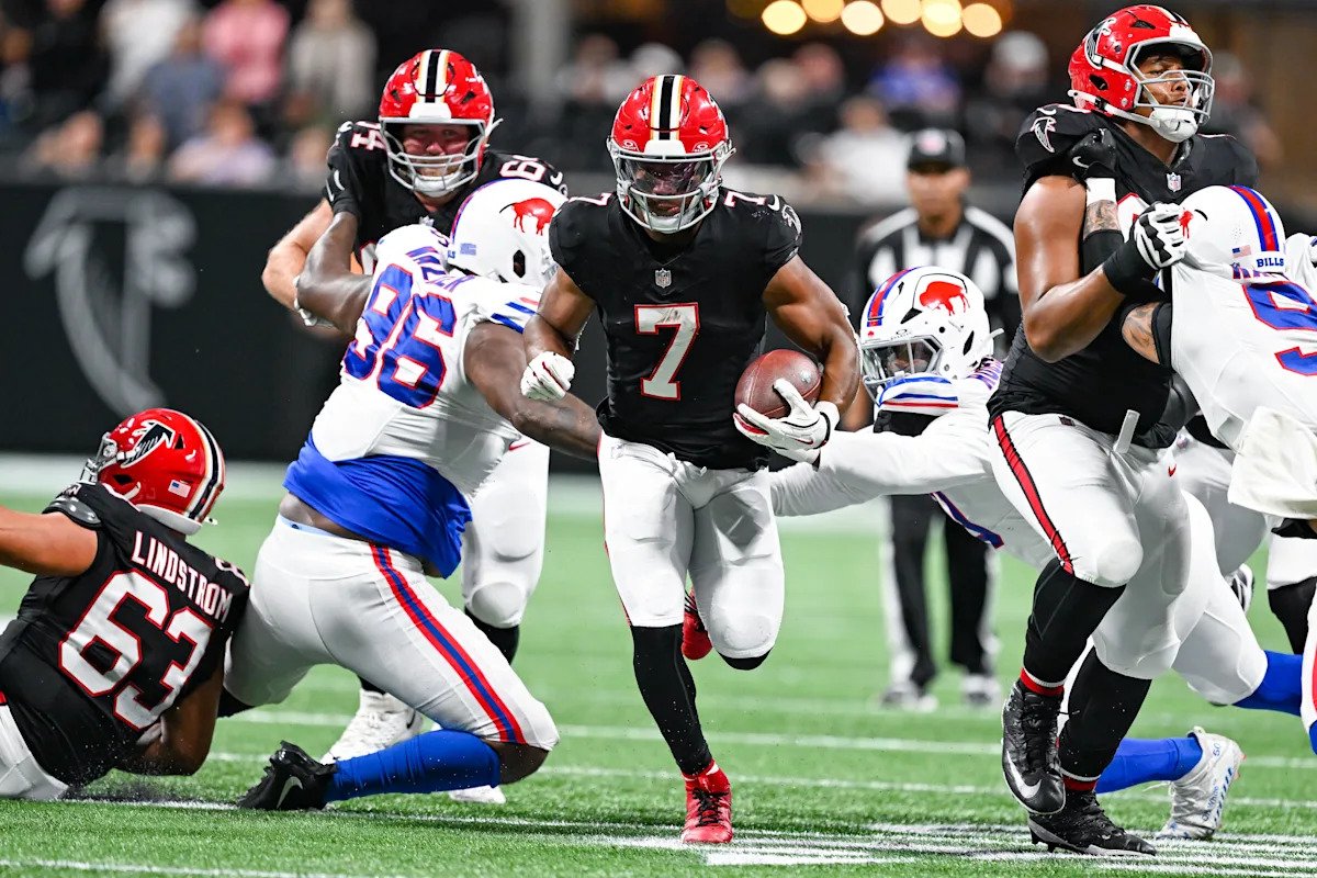 Falcons, Bijan Robinson handle, harass Josh Allen, Bills in 24-14 Monday night victory